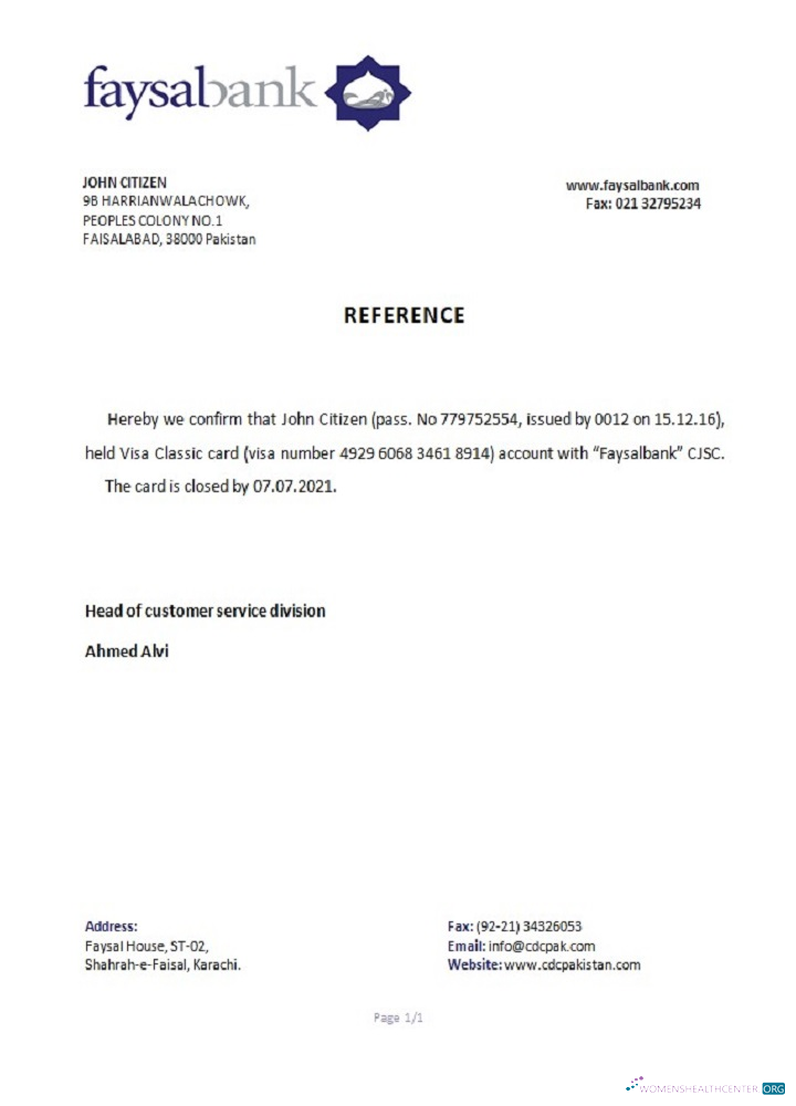 Download Pakistan Faysal bank closure reference Photoshop template